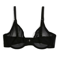 Nowy kobiety Hollow biustonosz przepuszczalność sexy gaza mesh przezroczyste ultra cienkie biustonosze B C D E F 75 80 85 90 95 100 US ue UK Dropshipping 4